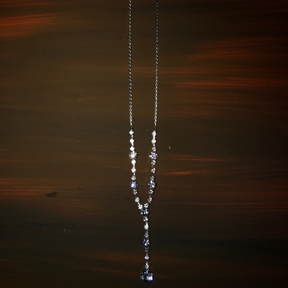 Faux Diamond Necklace
